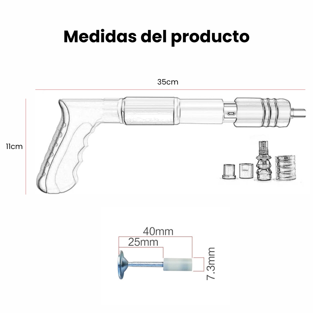 Herramienta pistola de clavos manual mini máquina de disparo martillo portátil