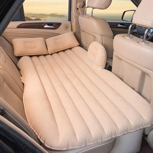 Colchón inflable de viaje para auto con Bomba de Inflado + Almohadas