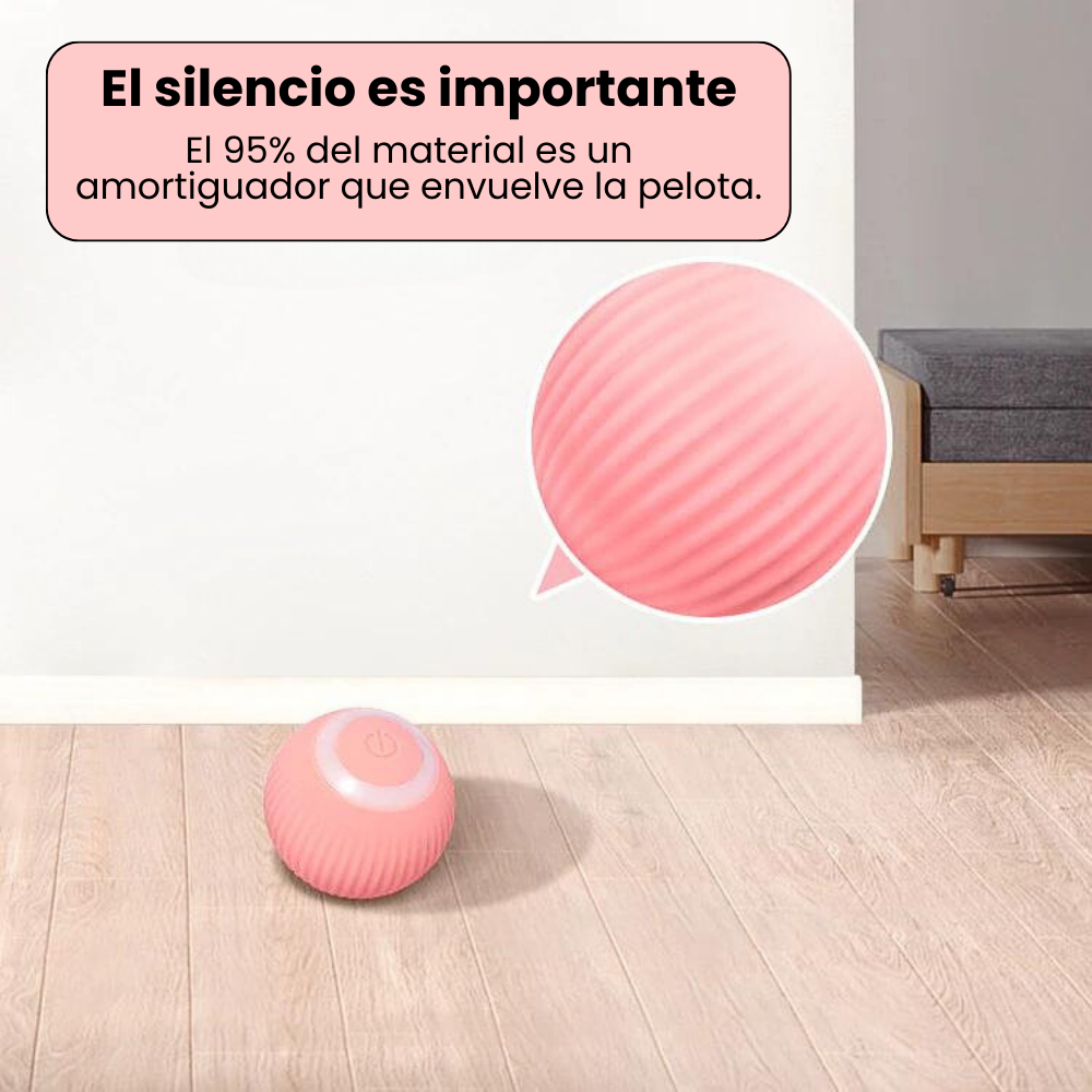 Juguete para gatos inteligente redonda pelota pet gravity silicona recargable