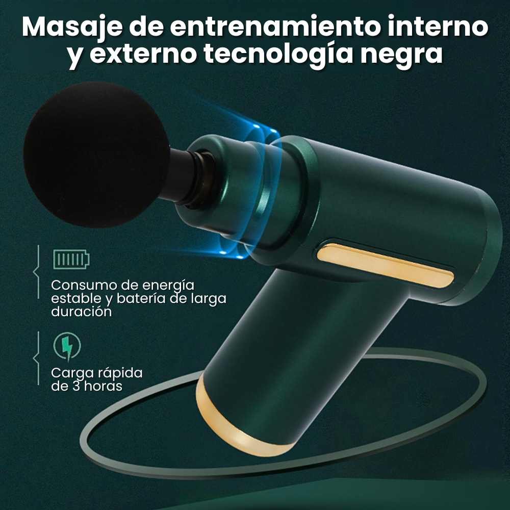 Masajeador vibrador de cuerpo fascial gun pistola de masaje