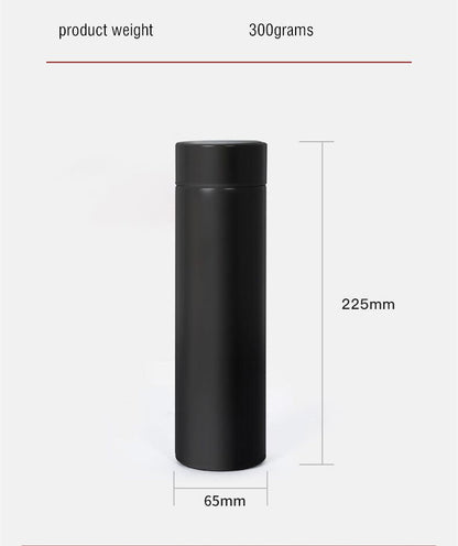 Termo con pantalla digital de temperatura 500ml de acero inoxidable