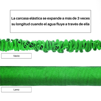 Manguera expansible 30 metros con pistola multichorros magic hose