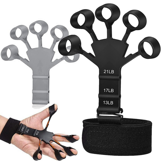 Ejercitador de mano regulable 9.5kg/21lb gripster fortalecedor de dedos silicona